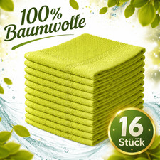 16 Waschhandschuhe Waschlappen