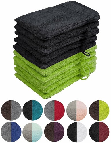 Waschlappen 10er set - set, farben