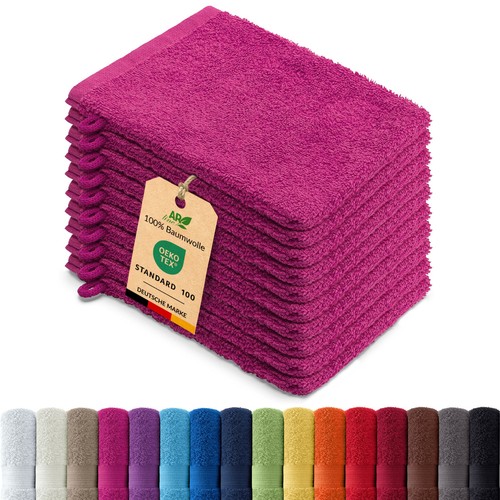 10er pack waschlappen - 10er, cm