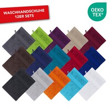 12er Set Waschhandschuhe